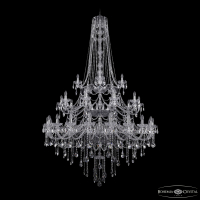 Подвесная люстра Bohemia Ivele Crystal 1415/20+10+5/530/h-231/3d Ni