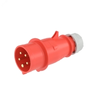 Вилка кабельная IP44 32A 3P+E+N 400V DKC DIS2133237