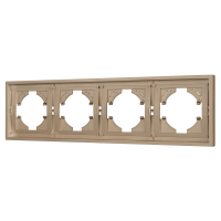 Рамка пластиковая на 4 поста Arlight FRM-TENDO-PL-4-GD 053850