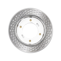 Светильник светодиодный ДВО-15W встраиваемый под лампу GX53 декоративный с доп. подсветкой MN21 хром без лампы JazzWay 5020115