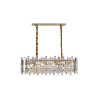 Подвесная люстра Lumien Hall Laurina LH0049/8PO-GD-CL