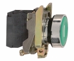 Кнопка зеленая без фиксации 22 мм 1но Schneider Electric XB4BA31