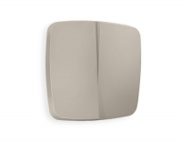 Лицевая панель для выключателя двухклавишного Ambrella Volt Omega OP3630