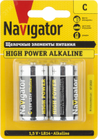 Батарейка NBT-NE-LR14-BP2 Navigator Group 94754 17003