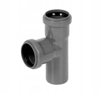 Тройник канализационный (полипропилен) 50х50/87.5град. PRO AQUA 205587