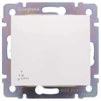 Переключатель одноклавишный промежуточный Legrand Valena 10A 250V IP44 белый 770097