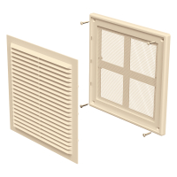 Решетка вентиляционная вытяжная  2020, цвет бежевый ZERNBERG 10227171 00-022717