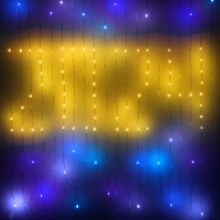 Умная гирлянда Занавес RGB, 2*2 м, управление через моб. прилож., Bluetooth, 400 LED, IP44, 220 В ERASG -02 ЭРА Б0060433