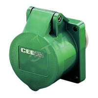 Розетка панельная 32А 2Р+E IP44 MENNEKES 625