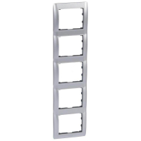 Рамка 5-постовая Legrand Galea Life тертый алюминий 771959