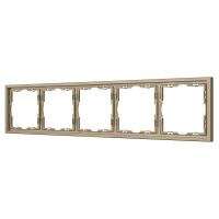 Рамка пластиковая Arlight FRM-NOBE-SFPL-5-GD 054229