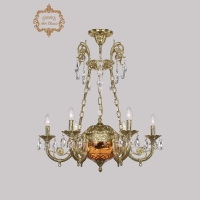 Подвесная люстра Art Classic 31.44.6.KR175SP.250IT.G.Sp.Amber.1B ArtClassic