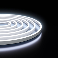 Светодиодный неон Apeyron 24В, 10Вт/м, 400Лм/м, 6500К (х.б.), smd 2835 120д/м, PCB 8мм, 6х12мм, 5м, IP65 17-302