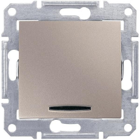 Переключатель перекрестный с синей подсветкой Schneider Electric Sedna 10A 250V SDN0501168