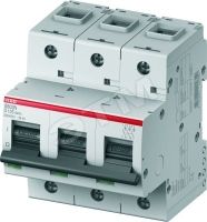 Выключатель автоматический трехполюсный 80А C S803C 25kA ABB S803C C80 2CCS883001R0804