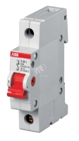 Рубильник 1п E201r 80A рычаг красный ABB E201/80r 2CDE281001R0080