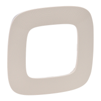 Рамка 1-постовая Legrand Valena Allure Тиснение бежевое 754381