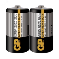 Батарейка солевая Super & Greencell & PowerPlus -2 шт. в пленке GP 2690