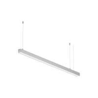 Линейный подвесной светильник Maytoni Technical 4000K 35х35 (Серебро, 1 м) LL312004