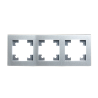 Рамка горизонтальная 3-местная Stekker Катрин 39533