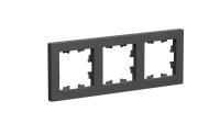 Рамка 3-ая Systeme Electric AtlasDesign Базальт ATN001403