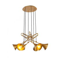 Подвесная люстра Mantra Jazz Pintura Oro 6350