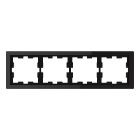 Рамка 4-постовая Schneider Electric Merten D-Life MTN4040-6503