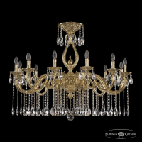 Подвесная люстра Bohemia Ivele Crystal Florence 71401/12/360 A G FS2B