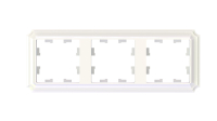 ATLASDESIGN ANTIQUE 3-постовая рамка, универсальная, ЖЕМЧУГ Systeme Electric ATN100403