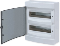 Щит распределительный навесной Unix белая дверь 2х12 модулей IP40 PROxima EKF uх-2х12-nw