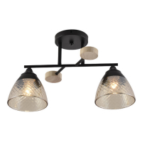 Потолочный светильник Seven Fires Aislin SF3375/2C-BK-WD-AM