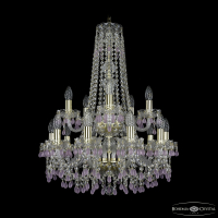 Подвесная люстра Bohemia Ivele Crystal 1410/10+5/195/h-74/2d G V7010