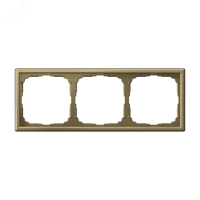 ARTGALLERY рамка 3-постовая, золото Systeme Electric GAL001603