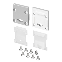 Заглушка Arlight FLOOR22-H27 c отверстием (Пластик) 062601