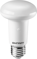 Лампа светодиодная LED зеркальная 8вт E27 R63 теплый ОНЛАЙТ 71653 19220
