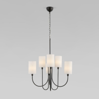 Подвесная люстра Eurosvet Abbey 60164/6 черный a065746