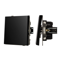 Механизм выключателя одноклавишный непроходной Arlight SWT-TENDO-MK01-PL-BK (230V, 10A) 054035