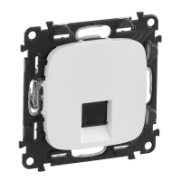 Информационная розетка RJ45 Legrand Valena Allure белая 753740