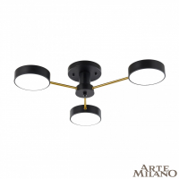 Потолочная люстра Arte Milano Ferrara 252006/3 Bk/Bk