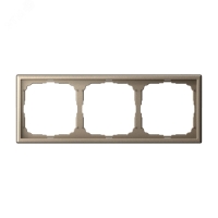 ARTGALLERY рамка 3-постовая, универсальная, шампань Systeme Electric GAL000503