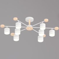 Люстра на штанге Reluce 78730-0.3-08 GX53 WH+WOOD