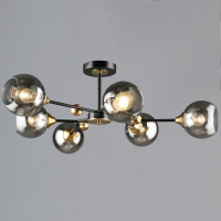 Люстра на штанге Reluce 01070-0.3-06 BK+COP