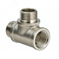 Тройник ВНН 1/2'х1/2'х1/2' переходной, никелированный Aquadeel BFN-011-601