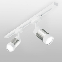 Трековый светильник Elektrostandard Mizar GU10 Белый/серебро (MRL 1007) однофазный 4690389148033