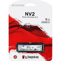 Накопитель SSD M.2 2280, 1TB, NV2.3D NAND TLC, 3500/2100 Мб/с Kingston SNV2S/1000G 170860