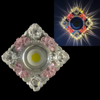 Встраиваемый светильник Reluce 42249-9.0-001PL MR16+LED3W CL/PK