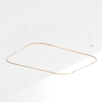 Трек Arlight ART-APRIORI-RECTANGLE-SOFT-HANG-4500х3500 (GD) 054515