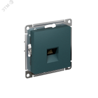 Розетка ATLASDESIGN компьютерная RJ45 механизм изумруд Systeme Electric ATN000883