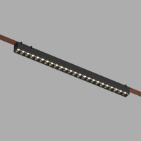 Трековый однофазный светильник Denkirs Belty grill DK5672-BK