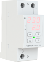 Реле напряжения c контролем тока Welrok VI-50 red Вэлрок 4660251140267